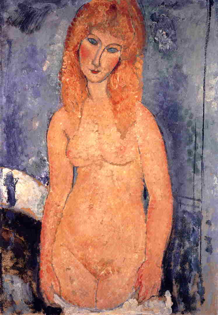 Blonde Nude - Amedeo Modigliani Paintings